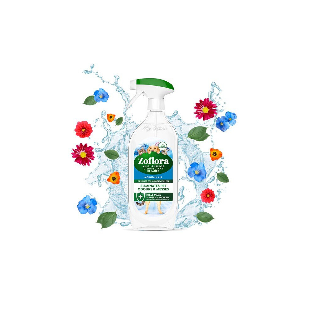 Zoflora Mountain Air 800ml Trigger Disinfectant Spray