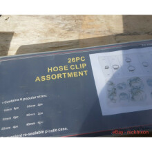 Hose Clamp Jubilee Clip Assortment Kit (26-Pieces)