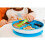 Munchkin Munchkin Stay Put Divided Plates, Blue/Green 4