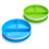 Munchkin Munchkin Stay Put Divided Plates, Blue/Green 5