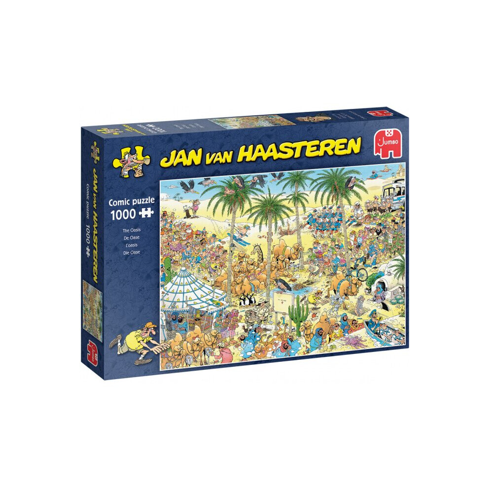 jigsaw puzzle Jan van Haasteren De Oase cardboard 1000 pieces