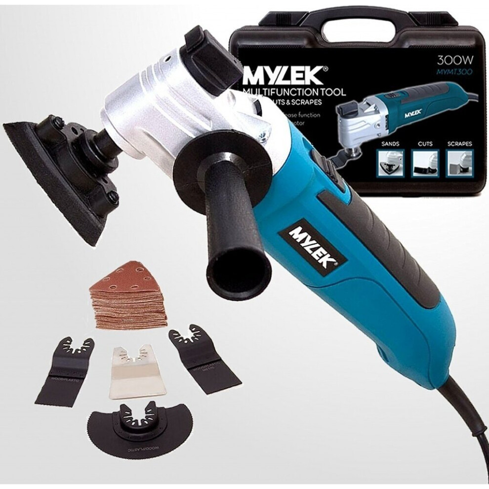 MYLEK Oscillating Multi Tool with 48 Piece Accessory Kit & Carry Case