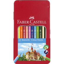 Coloured Pencils Castle Junior Steel/Wood 12 Pcs