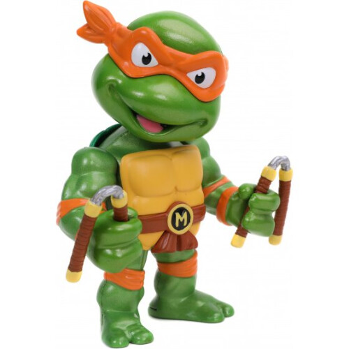 Jada Turtles Michelangelo 10 Cm Die-Cast Figure Green
