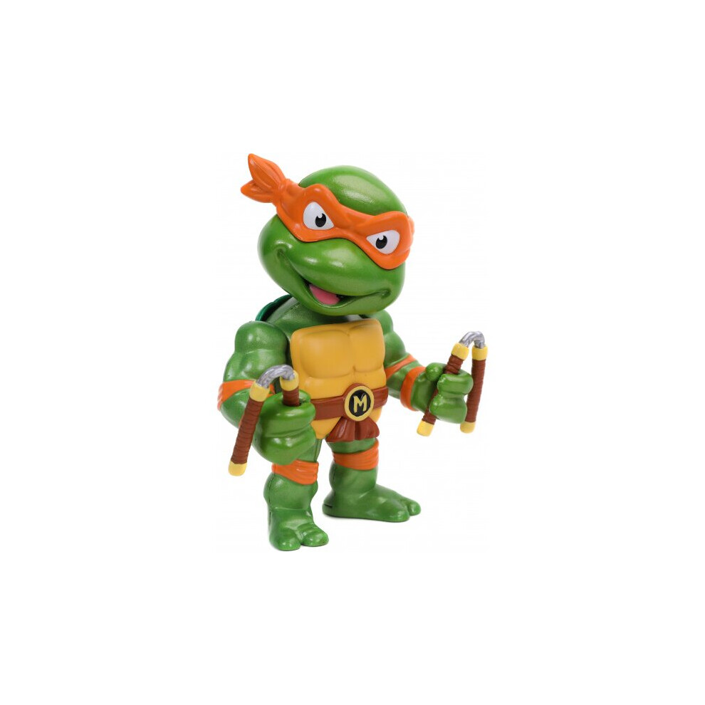 Jada Turtles Michelangelo 10 Cm Die-Cast Figure Green