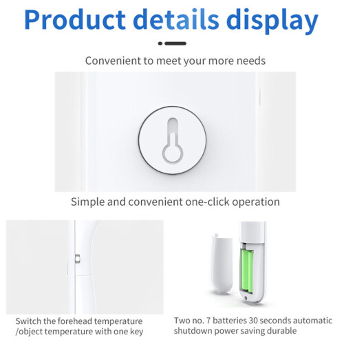 Infrared Digital Forehead Non-Contact Body Temperature Thermometer 2