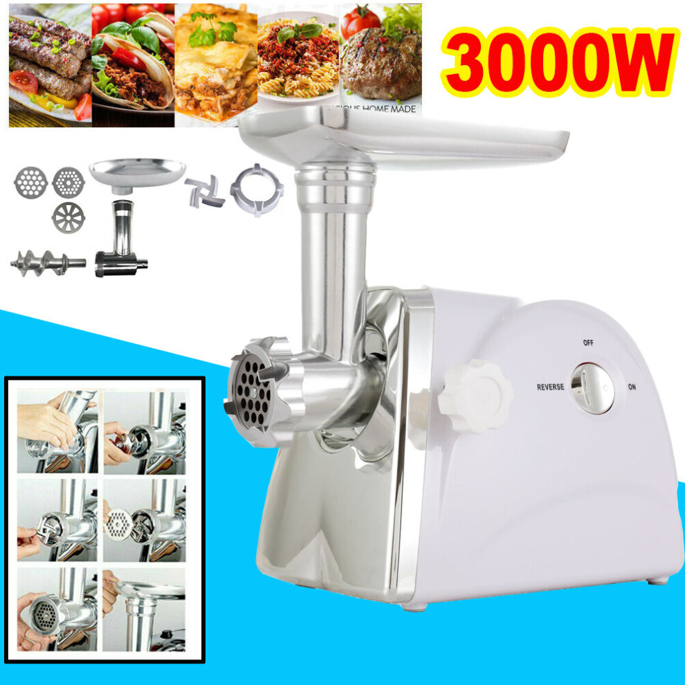 3000W Electric Meat Grinder Mincer Stainless steel Sausage Maker