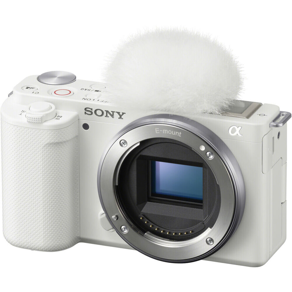 Sony ZV-E10 Mirrorless Camera (White)