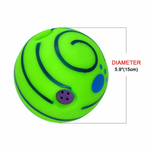 Wobble Wag Giggle Ball Παιχνίδι εκπαίδευσης κατοικίδιων ζώων με αστείο ήχο 1
