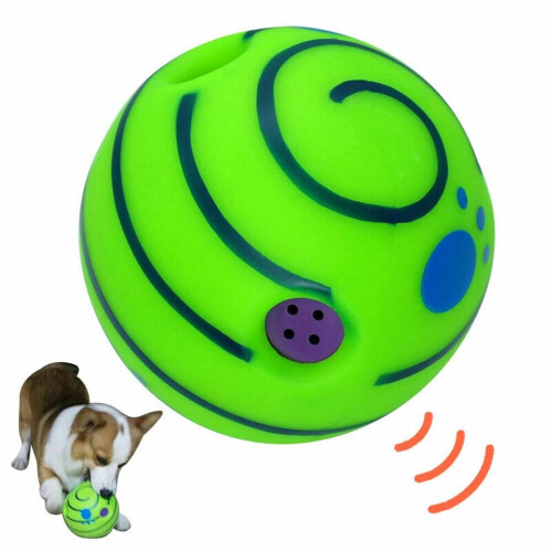 Wobble Wag Giggle Ball Dog Play Training Pet Toy With Funny Sound