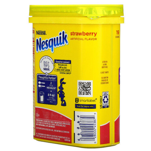 NestleÆ Powder, Strawberry, 9,38 oz (266 g) 2