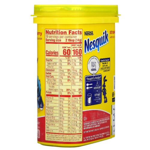 NestleÆ Powder, Strawberry, 9,38 oz (266 g) 1