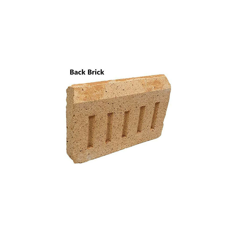 (8 inch back brick) Fire Brick Sets Side & Back Bricks Coal Saver