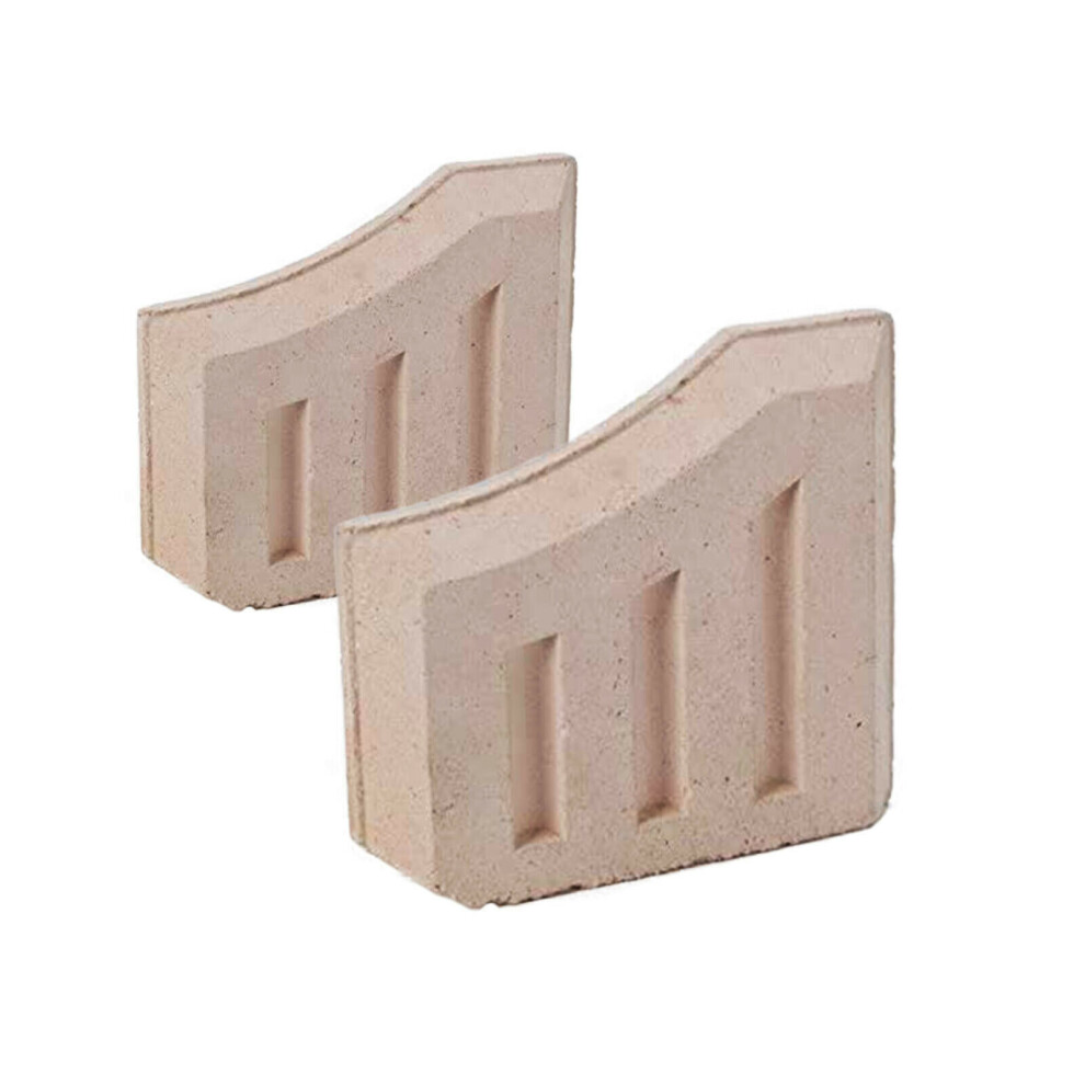 (side brick pair) Fire Brick Sets Side & Back Bricks Coal Saver