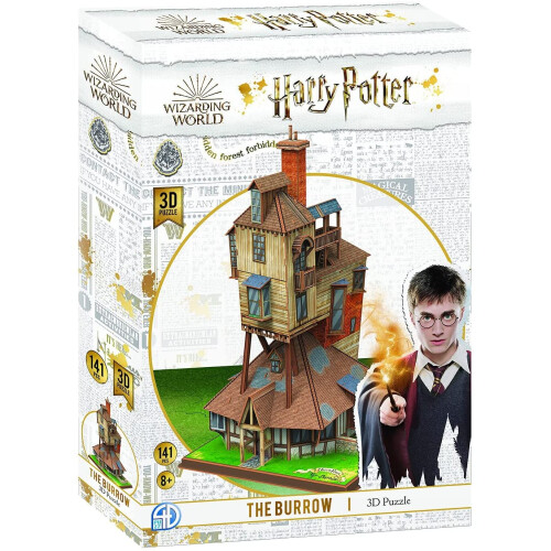 NEW!   Harry PotterThe Burrow 3D Jigsaw Puzzle/ Model (Pl)