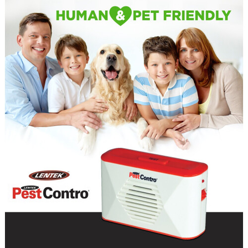 Lentek Pest Repeller Pest Control Battery Operated Repellant - White 2