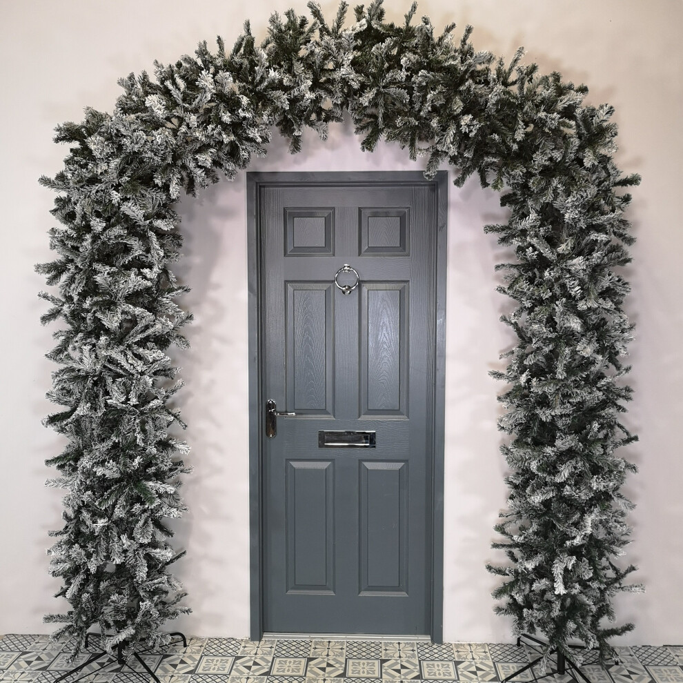Premier 2.4m/8ft Flocked Christmas Tree Arch