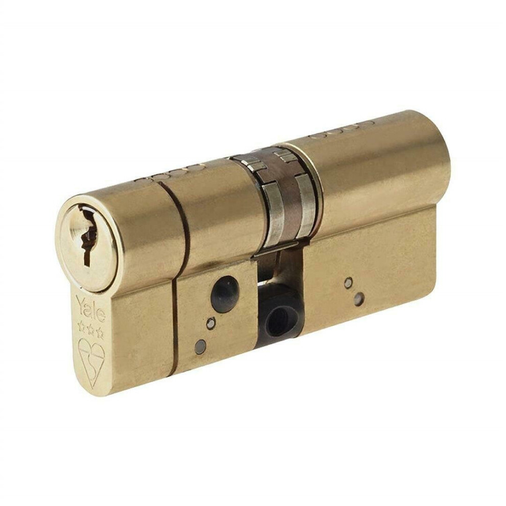 Yale Asp3030pb Cylinder Security Anti Snap, 30 X 30 Cm Gold