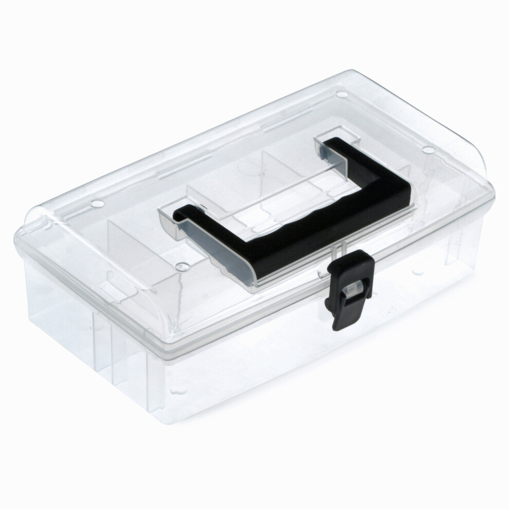 (2, Small) Plastic Organiser Box Case Screws Nails Tool Bits