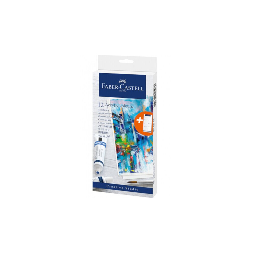 Faber-Castell Acrylic Paint Package Creative Studio 14-Piece