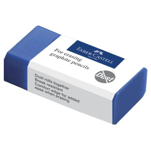Faber-Castell Eraser Dustfree 4,5 X 2,2 Cm Pvc Blue