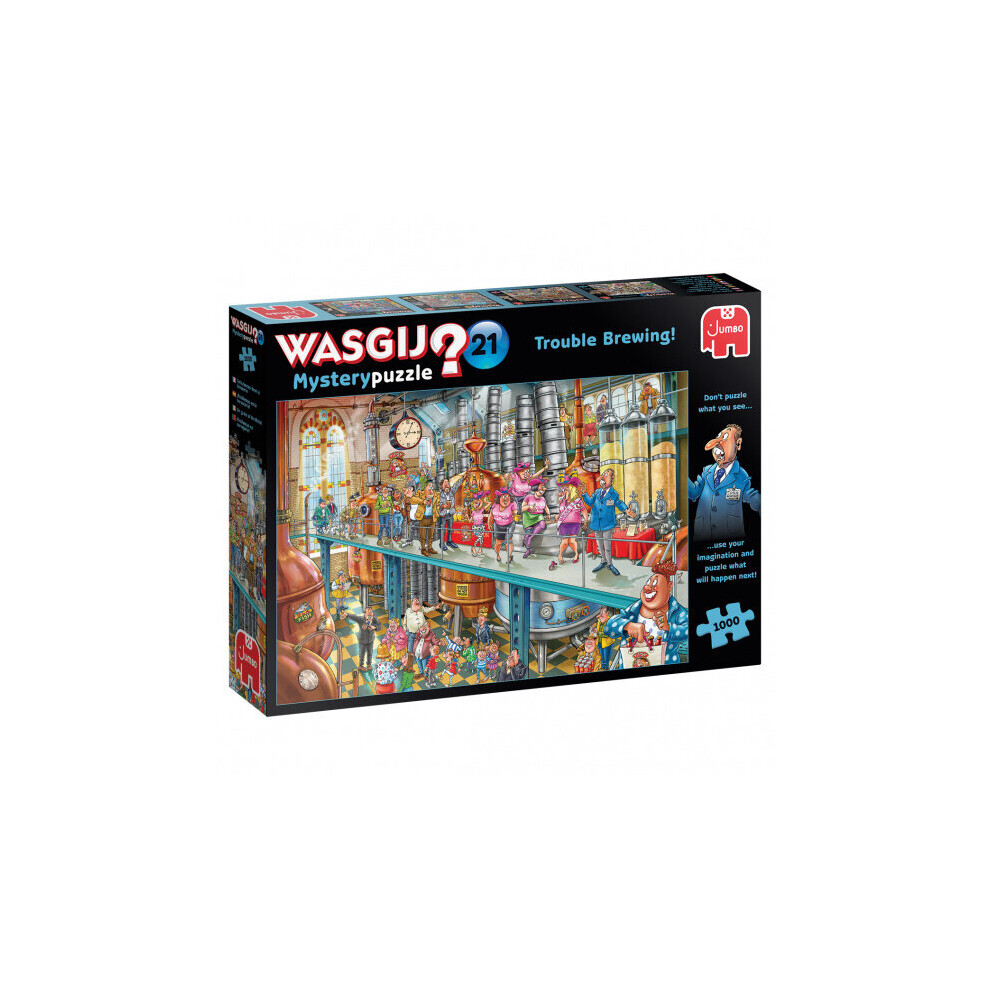 Wasgij Jigsaw Puzzle Mystery 21 Trouble Brewing 1000 Pieces