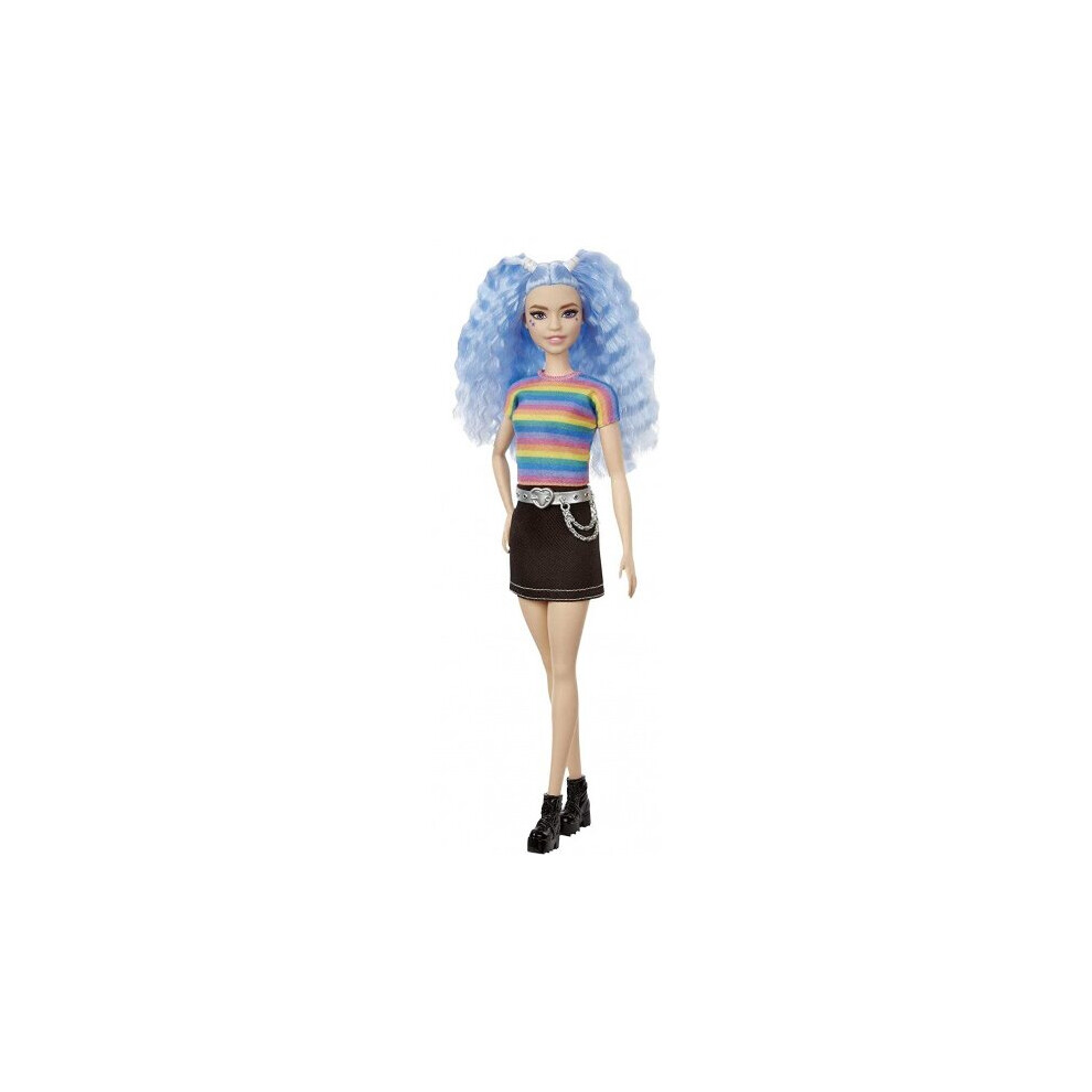 Barbie Teenager Doll #170 Rainbow Girls 32,5 Cm 4-Piece Blue