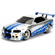 Rc Car Fast & Furious Nissan Skyline Gtr 1:16 Silver