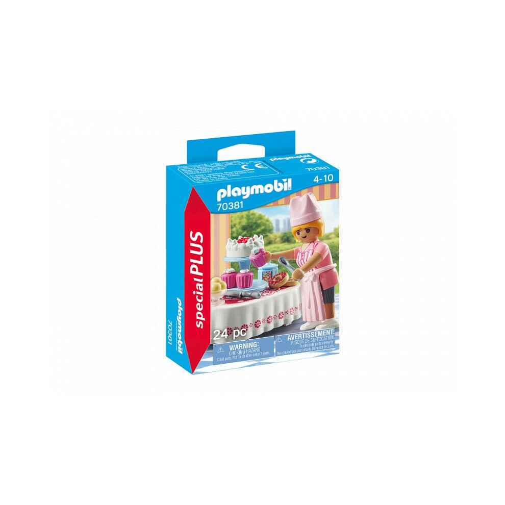 Playmobil Special Plus - Confectioner With Desserts (70381)