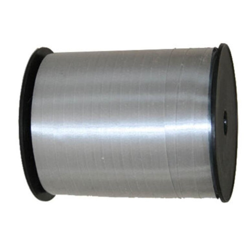 gift ribbon 500 meters polyester silver