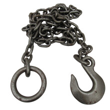 Tow Chain Hook Ring (12MM X 10FT Heavy Duty Agricultural Recovery)
