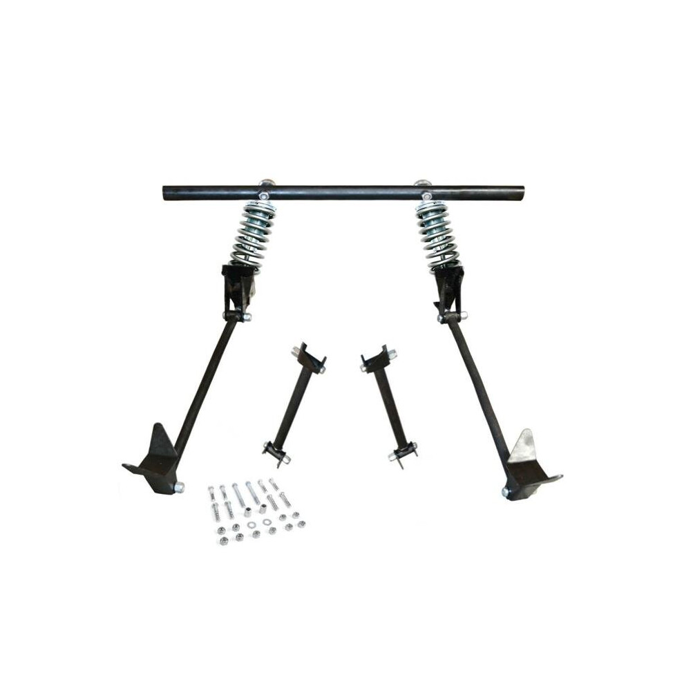 Helix Suspension Brakes & Steering 682720 Triangulated Rear 4-Link Assembly With 30 Coilovers For 1930 Model A Phaeton Cabriolet 802269219687