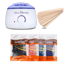 Electric Wax Pot Warmer Heater Hair Removal Waxing Kit Beans Sticks Body Leg Men