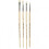 Flat Paintbrushes 4 Pieces (0-1-2-4) 1