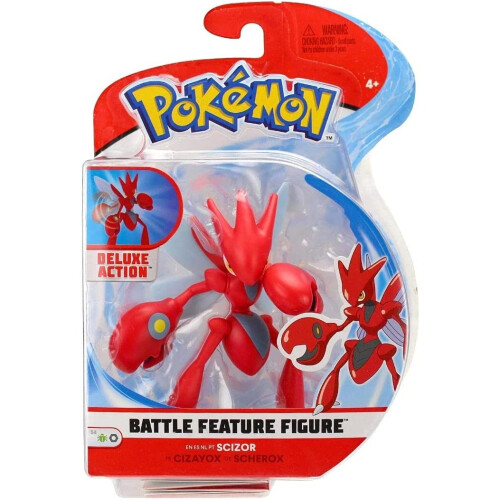 Pokémon Pokémon 4-inch Battle Feature Figure - Scizor