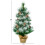 Gymax 2FT Artificial Christmas Tree Small Tabletop Xmas Tree Decor with Pine Cones 2