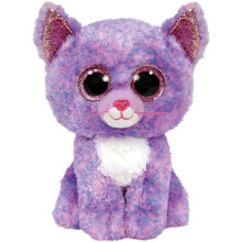 TY Beanie Boo Cassidy The Lavender Cat - 15cm