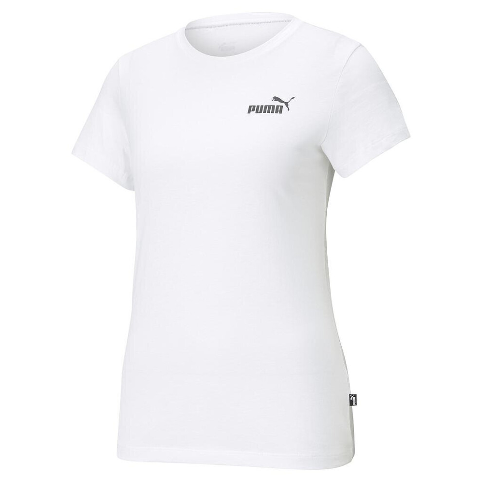 Puma Womens ESS Small Logo Tee - XSmall - White