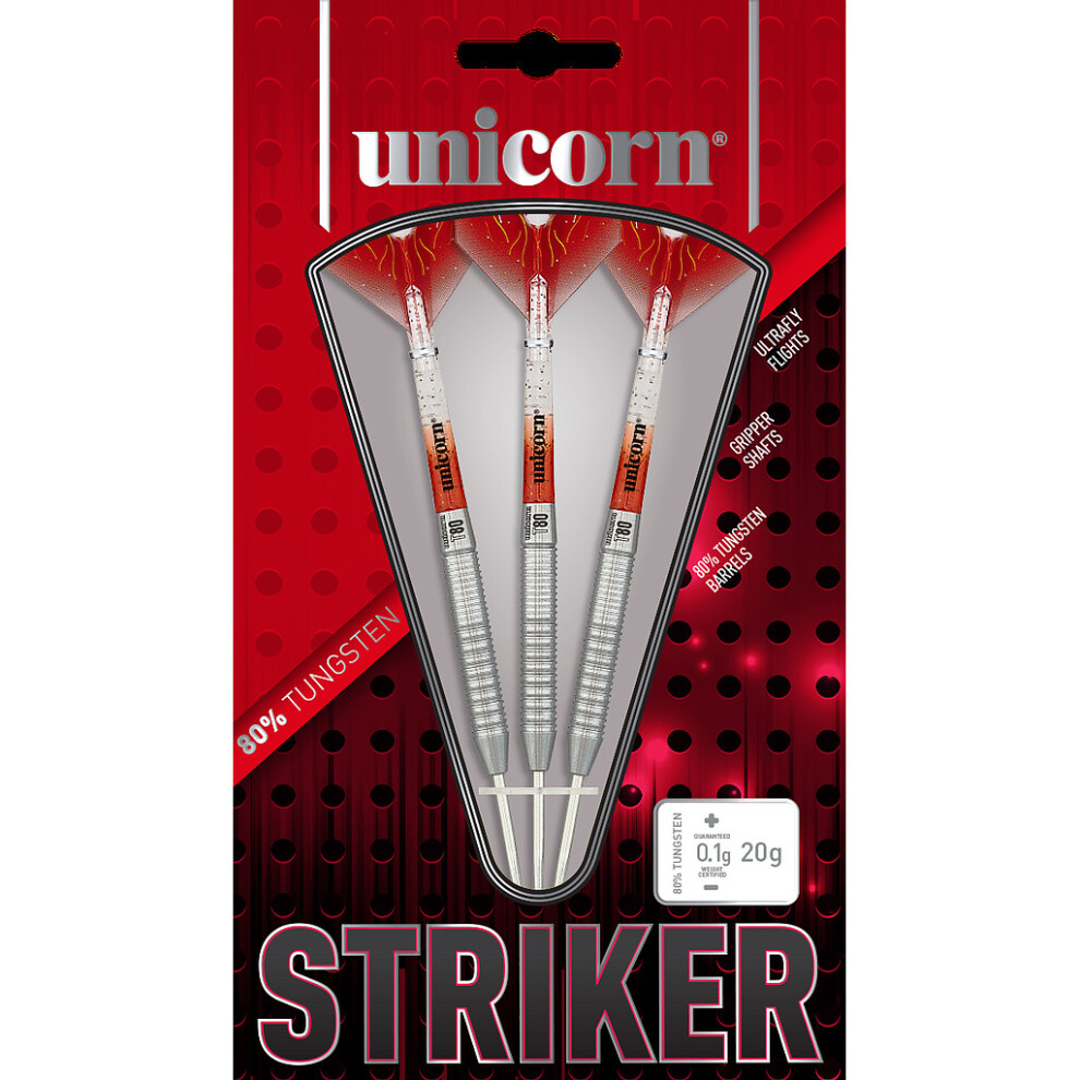 Unicorn Striker 80% Tungsten Darts - 25g -