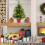 Gymax 60CM Mini Artificial Christmas Tree Tabletop Xmas Trees LED Light Indoor 4