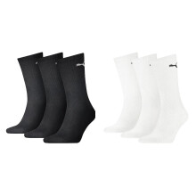 Puma Sport Lightweight Crew Sock (3 Pair) - 2.5-5 - White