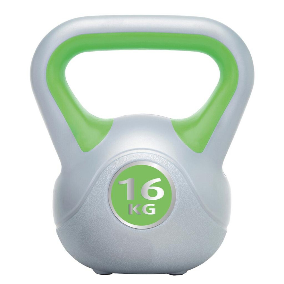 Urban Fitness Vinyl Kettlebell - 16kg - Green