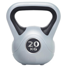 Urban Fitness Vinyl Kettlebell - 20kg - Black