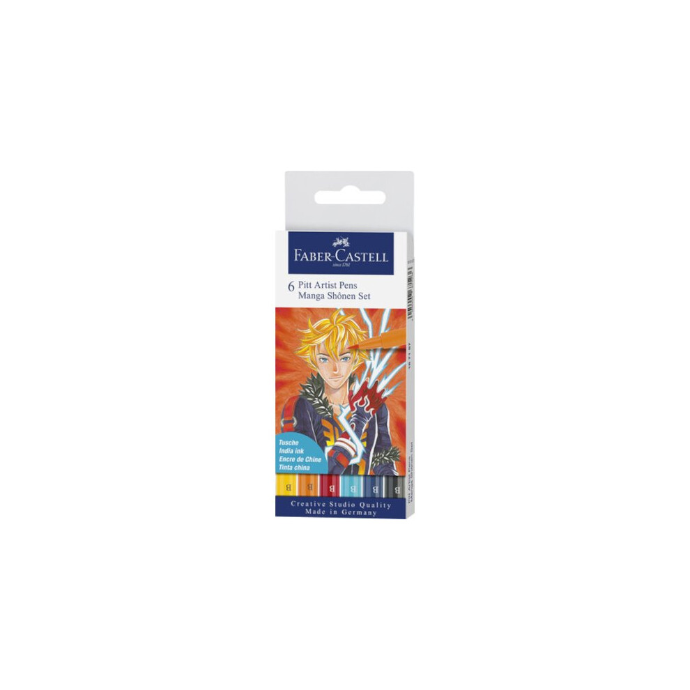 drawing pens Pitt Artist Pen B 6 pcs
