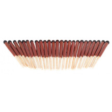 matches storm test wood natural/brown 25 pieces