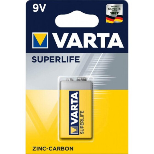 Varta Salz-Batterie Superlife 6F22 - 9 V