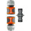 Gardena coupling set garden hose 13 mm PVC grey/orange 3-piece 1