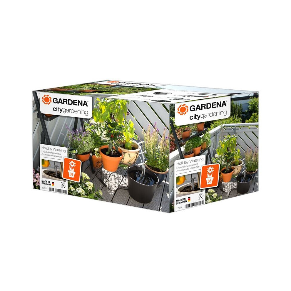 Gardena Holiday Watering Pvc 23.3 Cm Pvc 8-Piece Orange/Grey