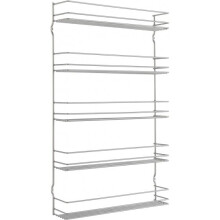 Mensola per spezie da parete - Metaltex - Pepito - 5 livelli - Metallo rivestito - 36 x 8 x 58 cm