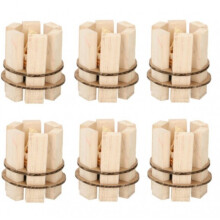 kindling 7,5 x 8 cm wood clear 6 piece